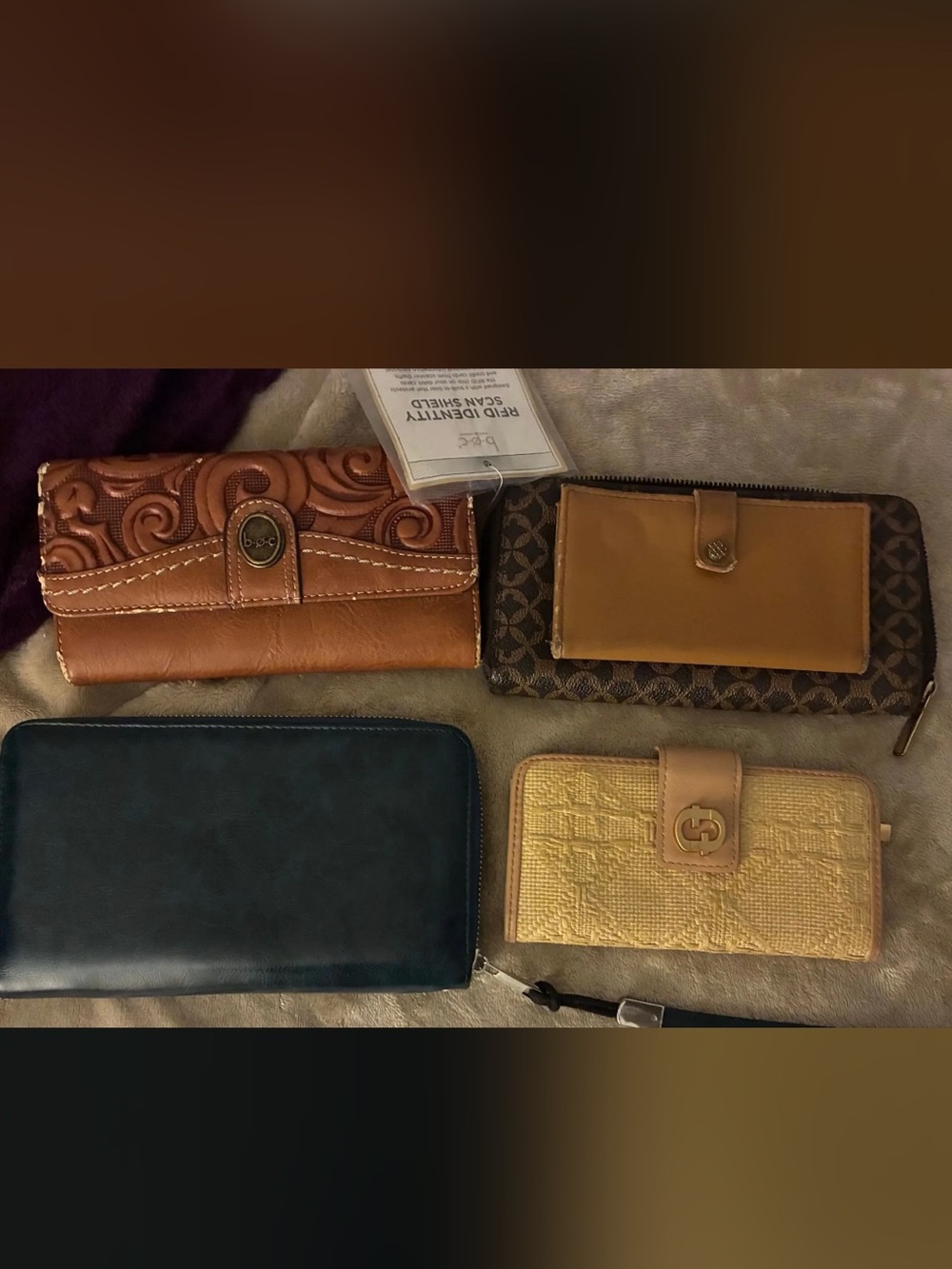 lot of 4 wallets
